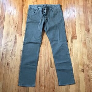 Theory Haydin Slim Jeans Olive 32x30